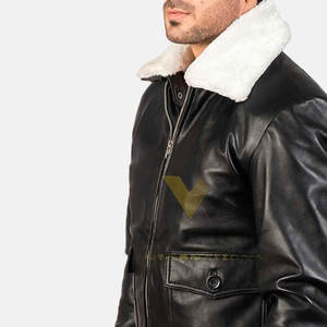 Veste en cuir pour homme de haute qualité, style 2026, produits les plus vendus, manches longues, veste en cuir d'hiver pour homme - Product Image 6