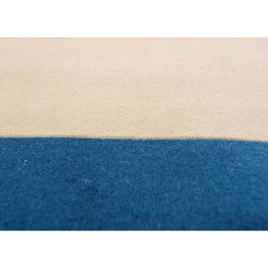 Tapis en laine noué à la main Aalam Pae-5950 ivoire, motif abstrait uni, rectangulaire, Tabriz, pour salon, couloir, patchwork, 9x12 - Product Image 3