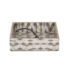 Porta Servilletas de Diseño Clásico para Decoración del Hogar, Impreso, Ecológico, con Logotipo Personalizado, Caja de Madera para Servilletas, para Fiestas y Eventos, Falak World - Product Image 1
