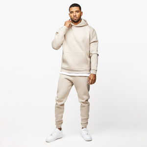 Survêtements en coton surdimensionnés personnalisables pour hommes Ensemble d'hiver grande taille avec logo imprimé Style polaire uni Type de fond Strass - Product Image 1