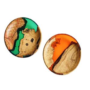 Plateau de service en bois pour la cuisine, utilisation dans les hôtels de luxe, restauration, plateau en bois, finition jaune, plateau de service alimentaire - Product Image 5