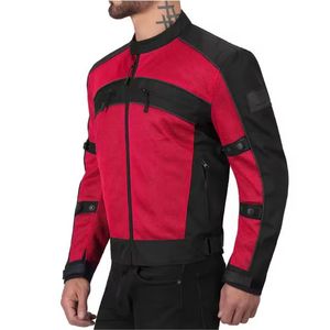 2025 New Arrival Men's <b>Summer</b> <b>Motorcycle</b> <b>Jacket</b> Windproof Sports & Auto Racing Leather Biker Riding <b>Jacket</b> Textile Material - Product Image 5