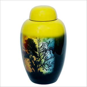 Fábrica que vende urna de cremación para cenizas humanas Suministros funerarios urnas únicas para mascotas Urna de aluminio barata para Ashe - Product Image 4