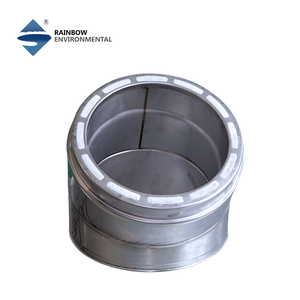 Gomito a 30 gradi per tubo fumario isolato a doppia parete in acciaio inossidabile 304 di classe A, <span class=keywords><strong>diametro</strong></span> 6 pollici, per stufe a legna e gas - Product Image 2