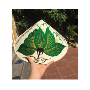 Chapeau de paille traditionnel en bambou fait main fabriqué au Vietnam Meilleur prix Chapeau conique en feuille de haute qualité Non La Vietnam Prix bas - Product Image 1
