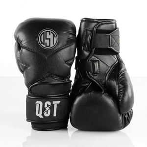 QST Gants d'entraînement de boxe les plus populaires avec support de poignet à crochet et boucle Gants de boxe durables pour gants de sac de frappe lourds - Product Image 1
