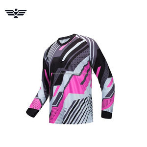 เสื้อเจอร์ซีย์วิบากสำหรับผู้ชาย – เสื้อขี่มอเตอร์ไซค์วิบากแขนยาวระบายอากาศได้ดี (ลายกราฟิกหลากสี) - Product Image 3