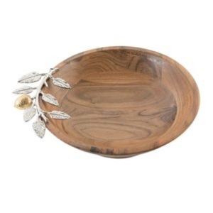 Tazón de madera profundo de alta calidad para aperitivos de galletas de nueces para uso en hoteles o restaurantes en el hogar Tazón para servir seguro para alimentos - Product Image 3