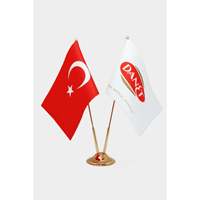 Drapeau de bureau personnalisé avec logo imprimé, en satin numérique, plastique, polyester, soie, avec mât en aluminium, style fanion