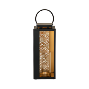 Inexpensive Handmade Metal Stylish Classic Black Metal Moroccan Lantern <b>Table</b> Top Lantern From Indian Exporter - Product Image 1