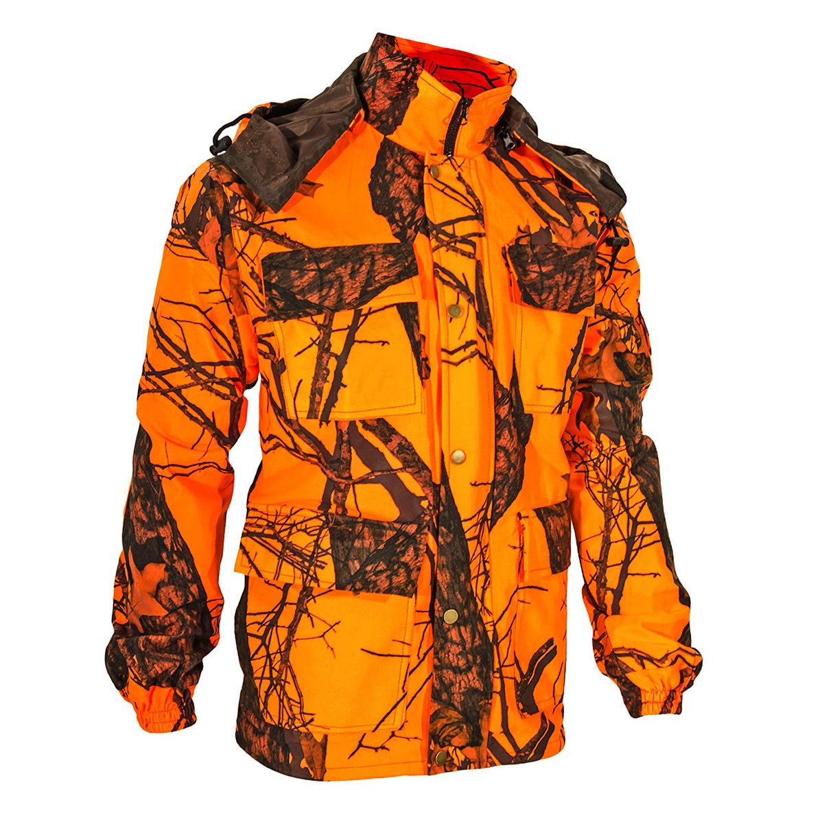 Customized Breathable Orange & White Waterproof Men's Camouflage