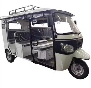 Triciclo Eléctrico de 3 Ruedas, Accesible para Personas con Discapacidad, Carrocería Abierta, Tipo Tuk Tuk y Taxi, 2 Filas, Listo para Enviar - Product Image 1