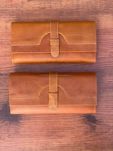 Nouvelle arrivée en cuir véritable pochette sac à main pochette portefeuille pochette élégante pour les femmes utiliser des patchs occidentaux portefeuilles Collection élégante - Product Image 2