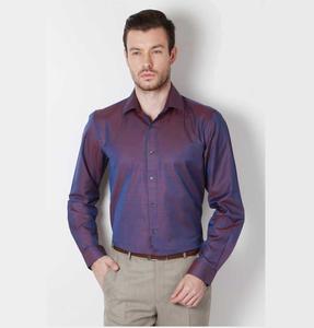 Nouveautés 100% coton chemises habillées à manches longues utilisation de bureau casual vêtements d'été chemises habillées pour hommes - Product Image 1