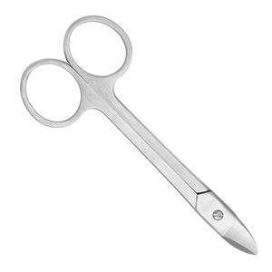 Ciseaux de beauté écologiques en acier inoxydable incurvé de qualité supérieure pour une coupe précise de la peau, manucure et soin des cuticules, durables - Product Image 3