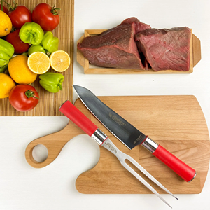 Fourchette à viande à découper de qualité supérieure Fourchette à steak Barbecue Couteaux de cuisine Meilleur vendeur Couteau en acier inoxydable 2024 Nouveau design - Product Image 1