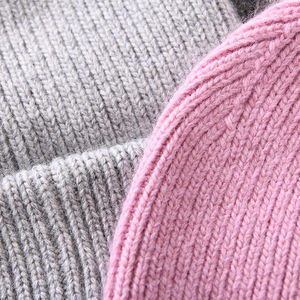 Automne hiver couleur unie bébé tricoté chapeaux enfants filles garçons bonnets casquettes chaud doux décontracté chapeaux pour enfants - Product Image 5