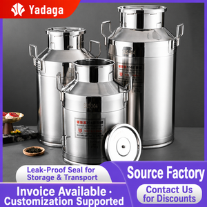 Réservoir de stockage scellé personnalisable en acier inoxydable SUS 304 de qualité alimentaire avec soupape de décharge de pression pour la fermentation du vin et de l'huile Automne 2024 - Product Image 4