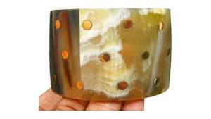 Bracelet en corne pour occasions spéciales, bracelet en corne de buffle fait à la main, bracelet en corne pour collections de bijoux artisanaux - Product Image 5