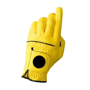 Diseño personalizado logotipo Colores Piel de oveja suave Cuero genuino Antideslizante Transpirable Camo Guantes de golf - Product Image 4