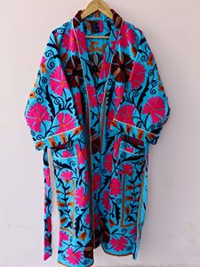 Peignoir Kimono en pur coton pour dames de fournisseur et fabricant indiens prix d'usine en gros - Product Image 2