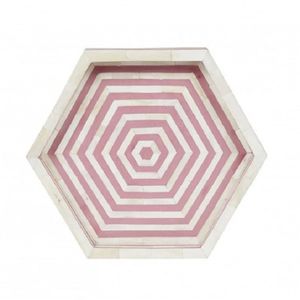 Bandeja de servicio redonda con incrustaciones de hueso de madera Natural hecha a mano de alta calidad personalizada para restaurantes caseros hoteles de India POR HF CRAFTS - Product Image 5