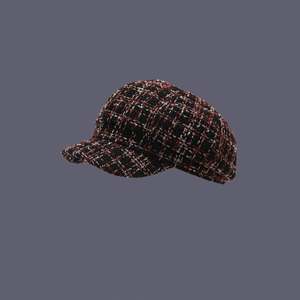 Korean Spring and <b>Summer</b> New Casual Beret <b>Hat</b>, Face-Slimming, Artistic Retro <b>Hat</b>, Versatile Thin Sunshade Octagonal <b>Hat</b> - Product Image 1