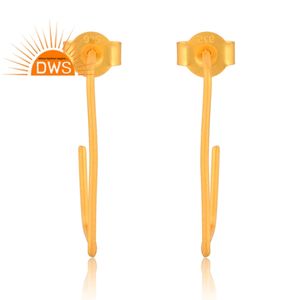 ต่างหูชุบทอง18K 925เงินสเตอร์ลิงดีไซน์ใหม่เครื่องประดับอัญมณีชั้นดีสำหรับผู้หญิงเหมาะสำหรับเป็นของขวัญ - Product Image 1