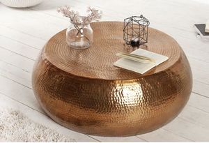 โต๊ะกาแฟออกแบบอลูมิเนียมที่มีพื้นผิวขัดเงาที่ช่วยเพิ่มห้องนั่งเล่นที่ทันสมัยด้วยความหรูหราและสง่างาม - Product Image 2