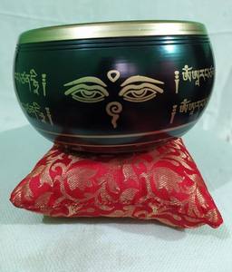 Cuenco de Metal budista tallado tibetano hecho a mano, precio de fábrica, técnica de curación corporal, diseño fundido - Product Image 3