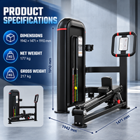 Machine de musculation professionnelle BN pour les fessiers et les hanches – Appareil de musculation monoposte pour la gym