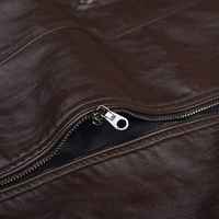 Veste en cuir de haute qualité sur mesure de nouvelle conception Mode Homme Noir Solide Vestes en cuir synthétique