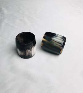 Anillos para servilletas de cuerno de diseñador Nwe al por mayor, servilleteros de cuerno de vaca real para uso en la mesa, calidad sólida - Product Image 4