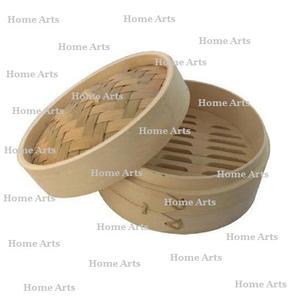 Admirable Design Bois Momo Vapeur Forme Ronde Taille Personnalisée Dim Sum Box Pour Hôtel Et Restaurant Utilisation - Product Image 1