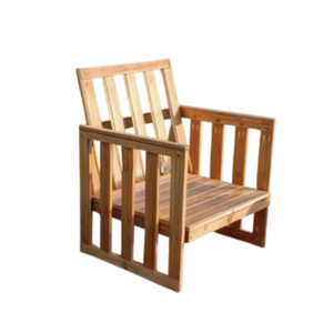 Sillas de Comedor Modernas, Ecológicas y Ligeras de Teca para Exteriores, con Construcción Duradera y Acabado Liso, para Jardines, Playa o Áreas de Comedor - Product Image 4