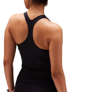 Women Racerback Tank <b>Top</b> & Sleeveless Vest 100% Cotton Spandex Blend Logo Design Breathable Quick Dry Athletic Wear - Product Image 6