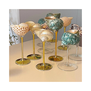 รูปปั้นเปลือกหอยอะลูมิเนียมหรูหราสำหรับตกแต่งบ้านในห้องนั่งเล่น - Product Image 5