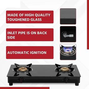 Cuisinière à gaz à 2 brûleurs de qualité supérieure pour commandes en gros | Brûleurs en laiton de haute qualité | Table de cuisson compacte pour cuisines modernes | Fourniture en vrac - Product Image 3