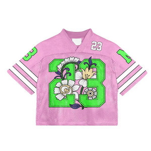 เสื้อฟุตบอลอเมริกันพิมพ์ลายระบายอากาศได้ดีมีการออกแบบตามสั่งแบบตาข่ายดูดความชื้น - Product Image 3