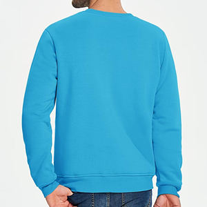 Personnalisé nouveau Style sweats à capuche hiver 2025 mode plaine hommes blanc col rond sweats avec poches kangourou unisexe sweats - Product Image 6