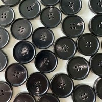 Bouton en corne de buffle pour hommes et femmes, motif rond, dos plat, décoration perlée, fait main FAIZA CRAFT pour manteau, fabriqué en Inde, artisanat naturel