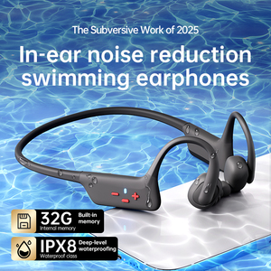 Casque à conduction osseuse sans fil <span class=keywords><strong>S9</strong></span>, conception à oreille ouverte, résistant à la transpiration IPX8 pour la course, les entraînements et les sports de plein air, avec mémoire 32G - Product Image 2