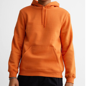 Sweat à capuche pour homme de haute qualité, 100% coton, doublure polaire d'hiver, 400g, imprimé numérique, logo personnalisé sur le devant, coupe-vent - Product Image 1