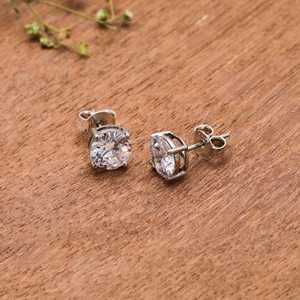 Boucles d'oreilles fines Anushka Sharma Silver Queens Collection - Product Image 1