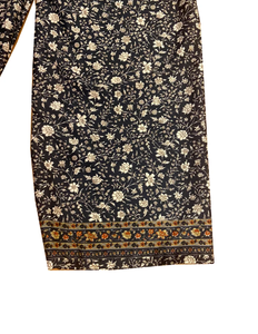 Pyjama Bohème Femme en Soie Recyclée Sari, Nouvelle Collection Été, Vintage, Taille Mi-Haute, Vêtement de Nuit/Plage, Taille Élastique Unie - Product Image 3