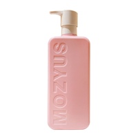 Flacon pompe cosmétique en plastique HDPE de haute qualité vide rose de 350 ml 970 ml pour lotion/shampooing/nettoyant pour les mains