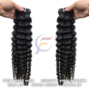 ผมต่อแบบดัดลอน อบไอน้ำ แท้ 100% ผมมนุษย์บริสุทธิ์ เรมี่ เรียงเกล็ดผม ปราศจากสารเคมี เย็บสองชั้นด้วยเครื่องจักร - Product Image 5