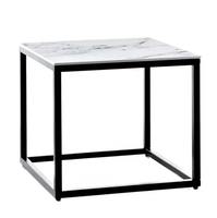 Table basse d'appoint de qualité supérieure, style nordique moderne, en fer forgé, finition thermolaquée, taille personnalisée, pour salon