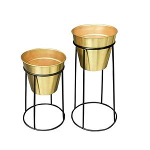 Jardinière de fleurs design en métal martelé fait main Jardinière de fleurs design pour pots décoratifs intérieurs et extérieurs Jardinière - Product Image 2