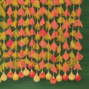 Colorido red cadena bola guirnalda templo boda decoración cumpleaños fiesta evento hogar Decoración nupcial y Baby Shower escenario telón de fondo - Product Image 2